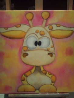 peinture à l'huile- 30×30: 30 euros, sur commande.