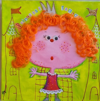 peinture à l'huile,  30×30: 30 euros , en stock 